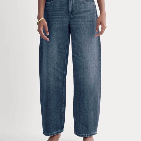 Everlane Women's Mid-Rise Baggy Jeans 28R - Picture 3 of 7